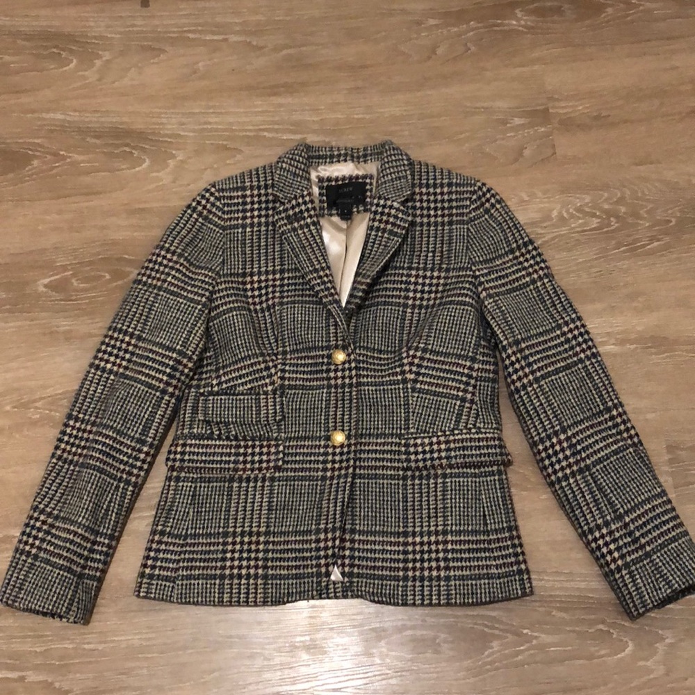 J. Crew Wool Schoolboy Blazer Size: 6